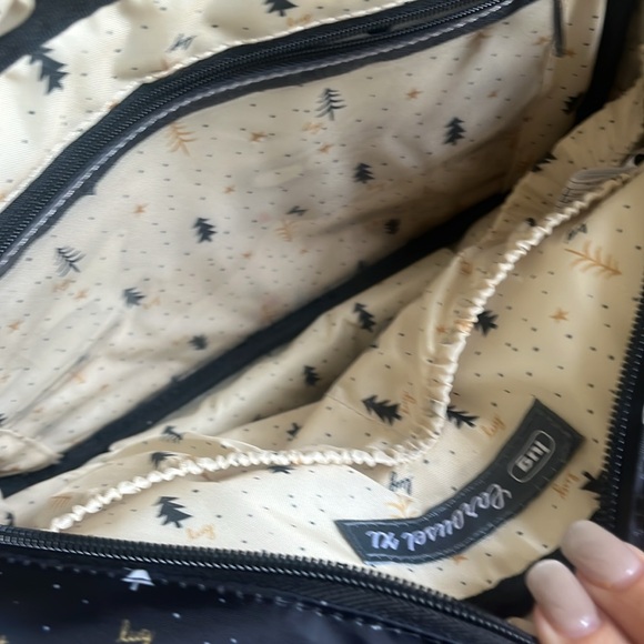 Lug Carousel XL Crossbody Bag Snowman Trees - Picture 10 of 12